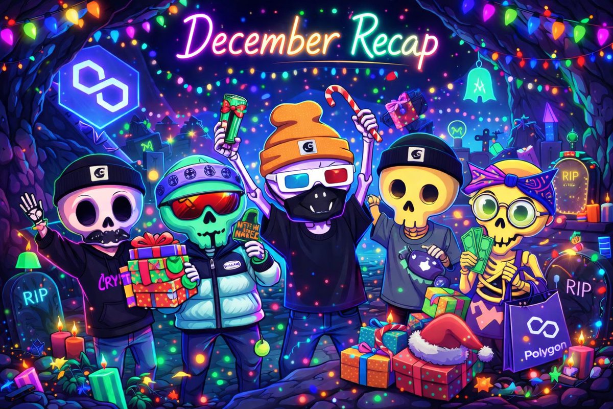 💀 2025 DECEMBER RECAP — CSC 💀

Main Events:
✅ <a href="/0xPiF/">0xPiF</a> Trait Shop Art Contest
✅ <a href="/Narckotikz/">🧪Narckotikz.eth ❔</a> Skelly VTuber Release
✅ <a href="/niftyisland/">Nifty Island 🏝</a> New Avatar Drop
✅ <a href="/Infinftroyale/">infiNFT Royale</a> Official Partnership
✅ <a href="/intraVerse_Game/">Intraverse</a> Racing Tournament
✅ Continued Website Development

$BONES Activity:
🦴