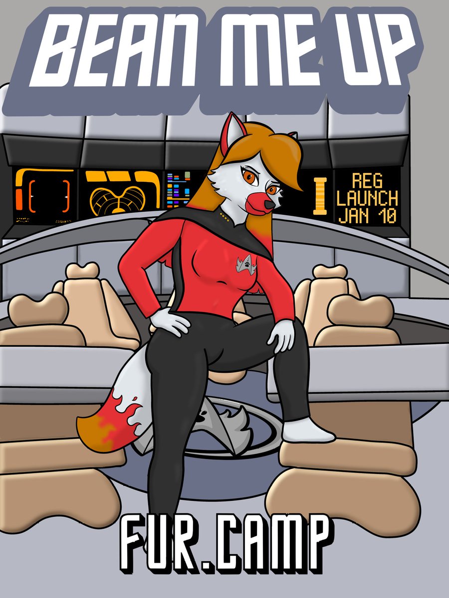MBFurCamp's tweet photo. Captain's Log: Stardate 3621 

120 days have elapsed since we last departed camp. The crew has been working to prepare our voyage into strange new worlds. We are making the final preparations. "Bean Me Up" registration launches January 10th at https://t.co/C4HPv63qKi. 

End Log https://t.co/KcP0Z8HYIV