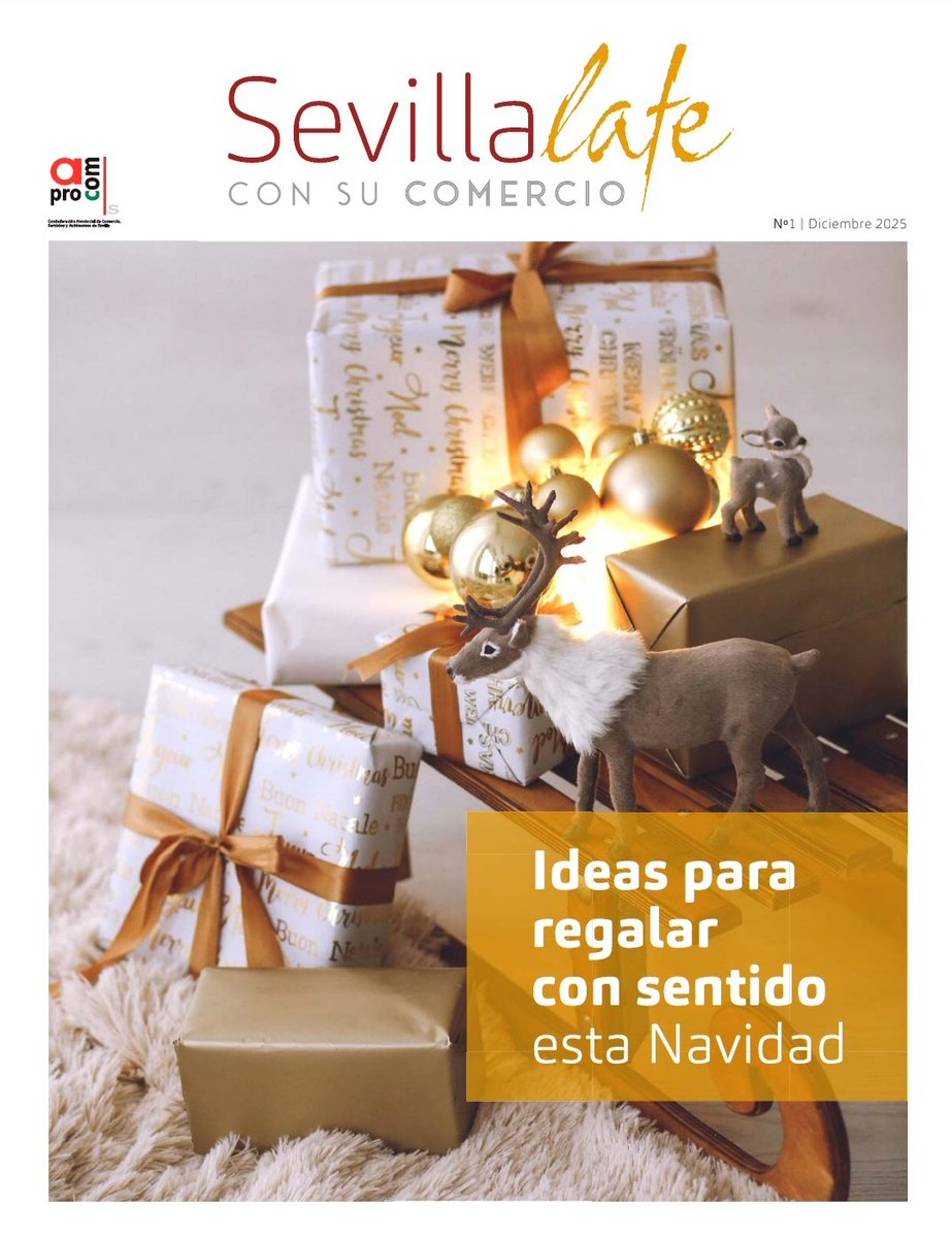 Nace 'Sevilla Late', una revista digital impulsada por <a href="/APROCOM_SEVILLA/">APROCOM</a>, un escaparate para pequeños y medianos comerciantes.

Desde el <a href="/Ayto_Sevilla/">Ayuntamiento de Sevilla</a> seguimos apoyándoles en su crecimiento y modernización para que Sevilla avance con ellos.

Descárgala: aprocom.org/aprocom-presen…