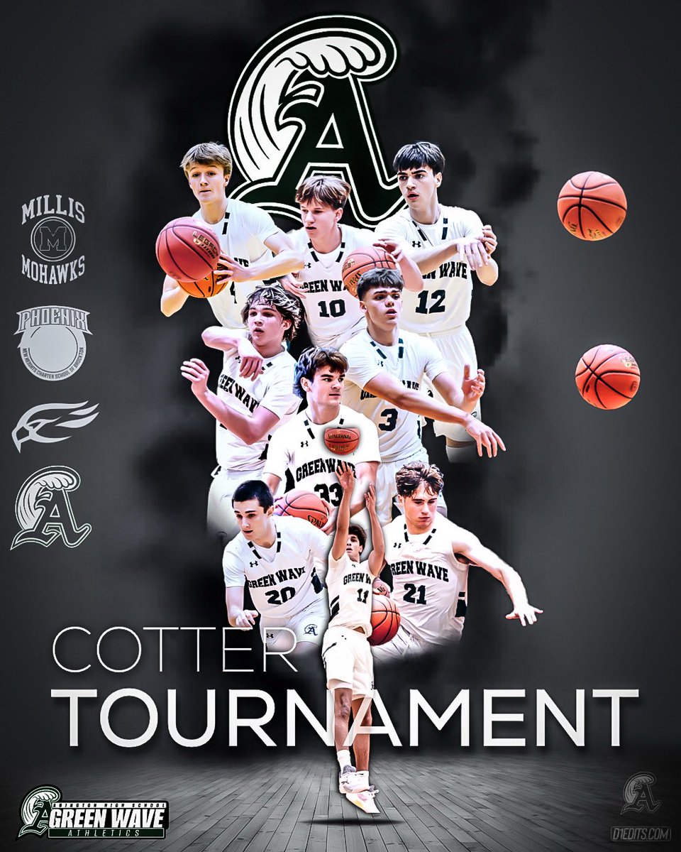 GWPHoops's tweet image. 🏀GAME DAY🏀 The Green Wave will host New Heights in the Championship game of the Shawn P. Cotter Invitational.

Consolation Game:
Cape Cod Academy vs. Millis - 5:00pm

Championship Game:
Abington vs. New Heights - 6:30pm

#GWP