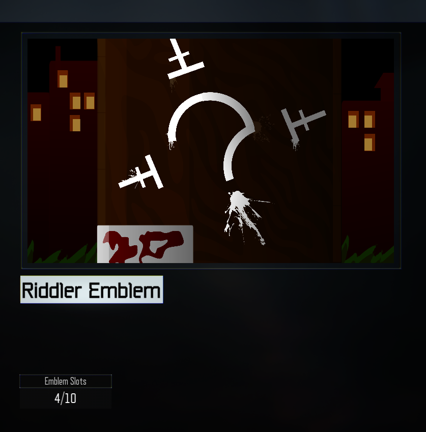 the_whar's tweet photo. Mom took tylenol while she was pregnant and now I make custom Riddler emblems in Call of Duty https://t.co/rnOedD5vrU