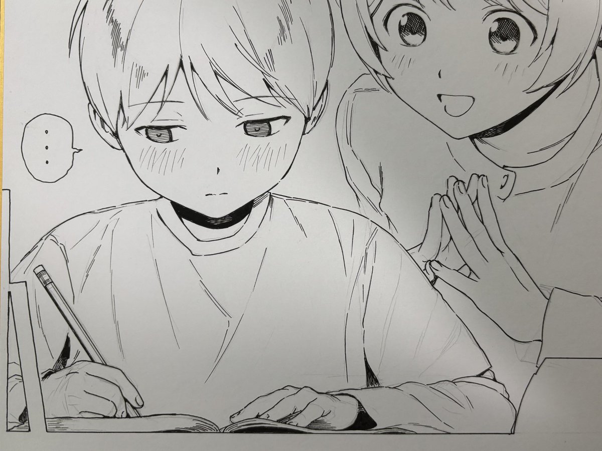 色紙描いてたらこんな時間 