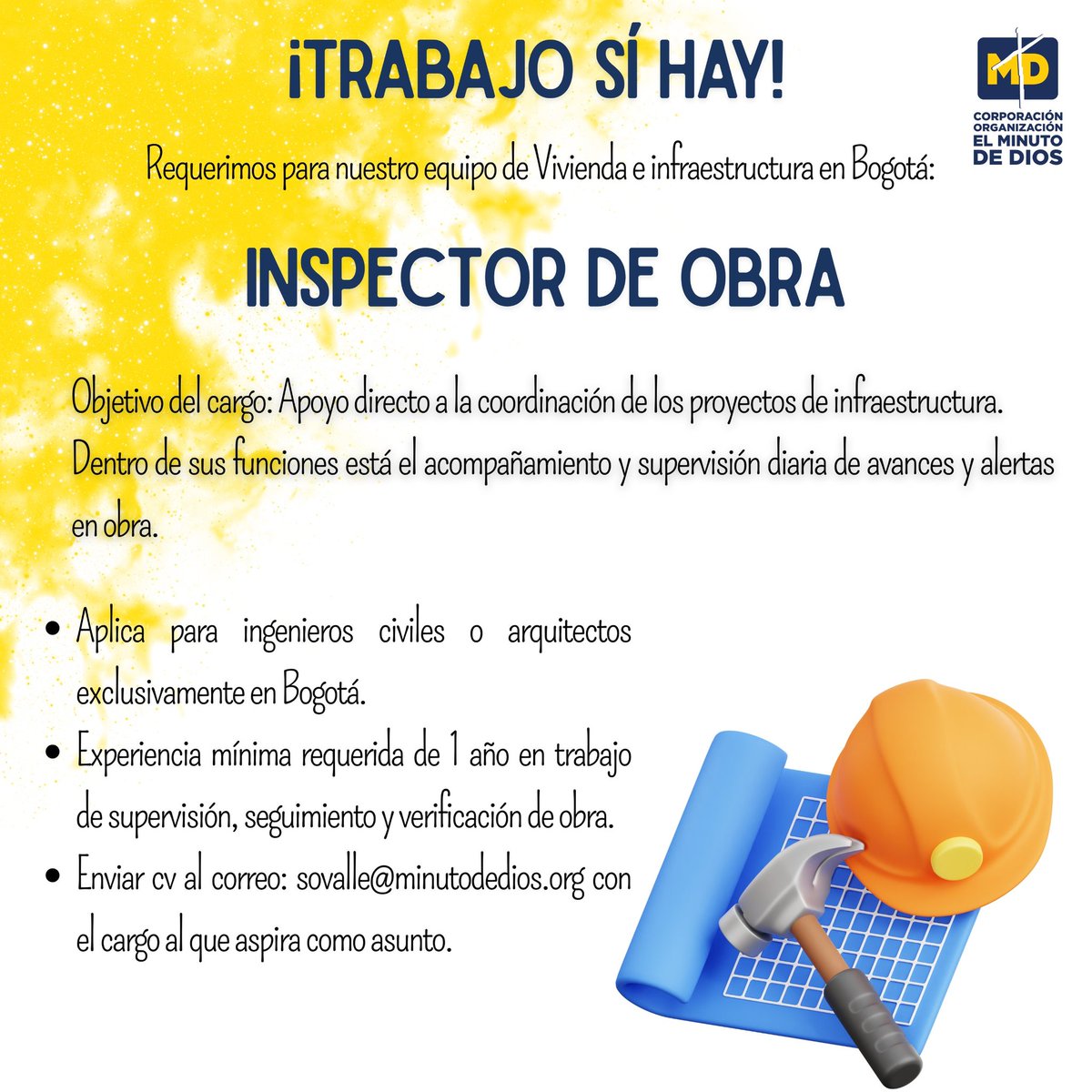 Corporación Organización El Minuto de Dios tweet media