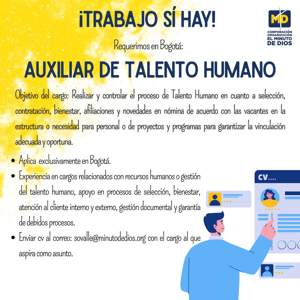 Corporación Organización El Minuto de Dios tweet media