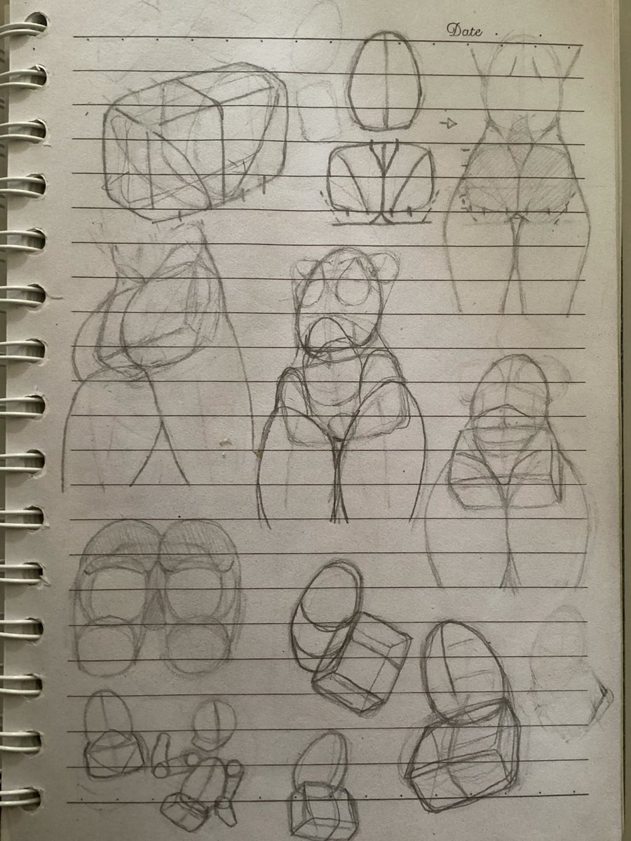Rippotaimk's tweet photo. #sketches 
胴体の練習
Torso practice https://t.co/DmG2sggmZF