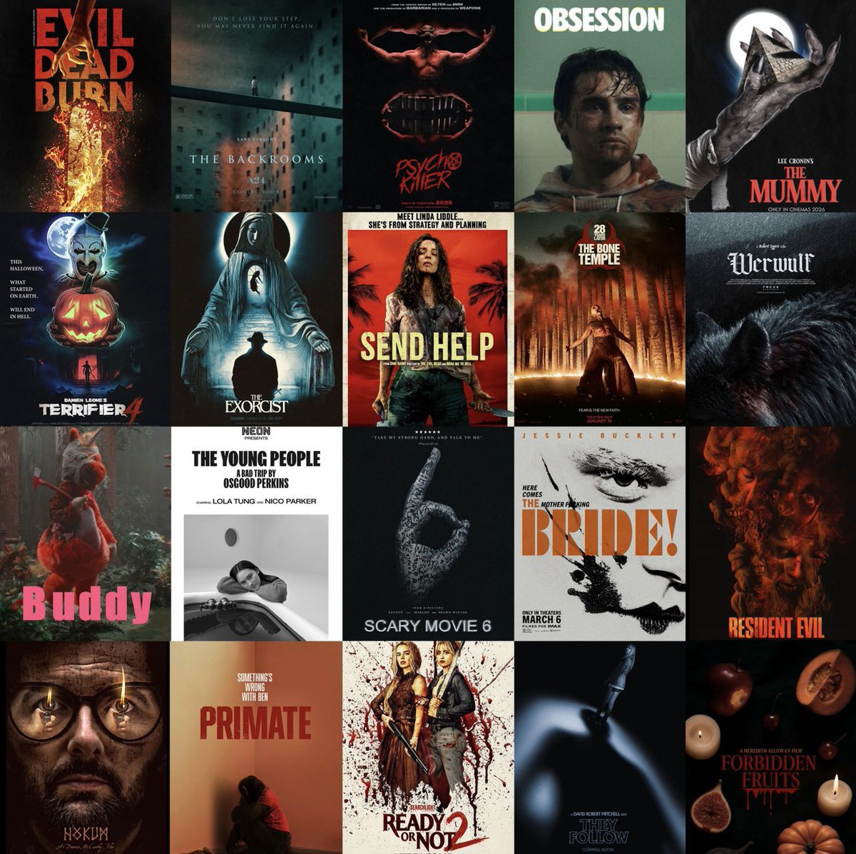 horror movies releasing in 2026