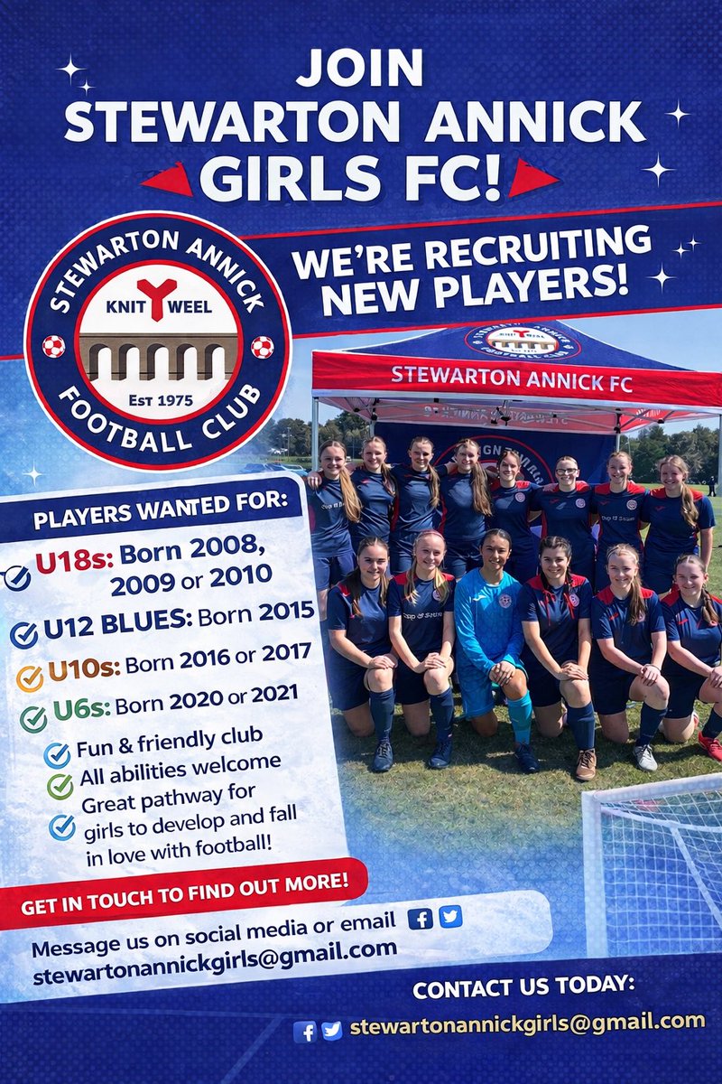 Stewarton Annick Girls FC (@stewartonannic1) / Posts / X