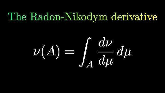 probnstat's tweet photo. The Radon–Nikodym derivative is a fundamental concept that describes how one probability measure changes relative to another, generalizing the idea of a density function. It allows us to express one distribution in terms of another even when working on abstract spaces. In probability theory, it is essential for defining conditional probabilities, likelihood ratios, and changes of measure, such as in martingale theory and financial mathematics. In machine learning, Radon–Nikodym derivatives appear in importance sampling, variational inference, and generative modeling, where one distribution is reweighted to approximate or learn another. In real life, the same idea underlies risk-neutral pricing in finance, Bayesian updating, and signal processing, where observations are reinterpreted under different models of uncertainty.

Image: https://t.co/eMhmVbxZRu