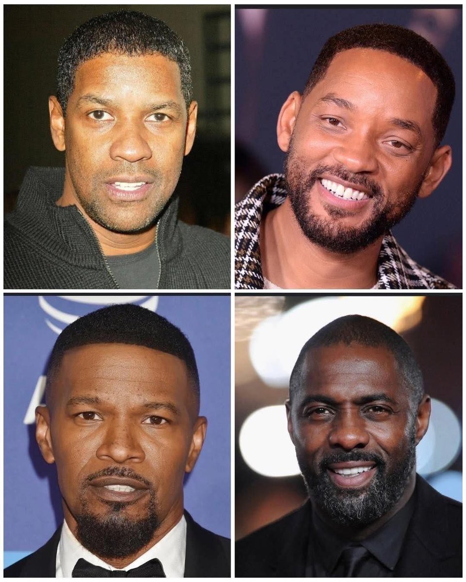 HawkEmDownChris's tweet image. Who’s the worst actor here?

A) Denzel Washington
B) Will Smith
C) Jamie Foxx
D) Idris Elba