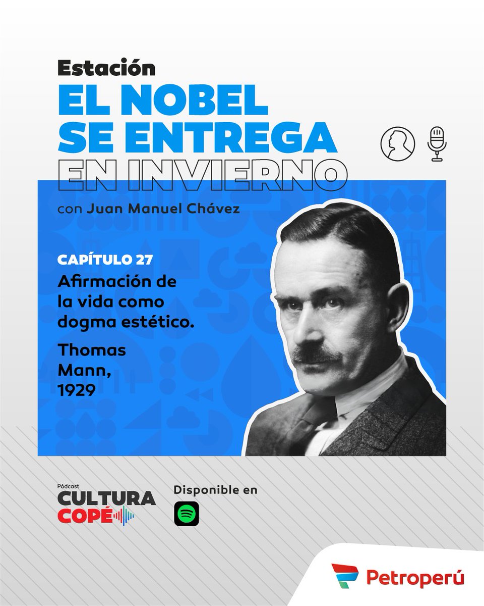 🎧 EP27 | Thomas Mann, Nobel de Literatura 1929

Una mirada donde la experiencia estética se eleva a verdad vital.

🔗 Escúchalo aquí 👉 bit.ly/3G3Ix89

#PetroperúEsCultura #Podcast #PremioNobel #ThomasMann #DesdeCasaCopé