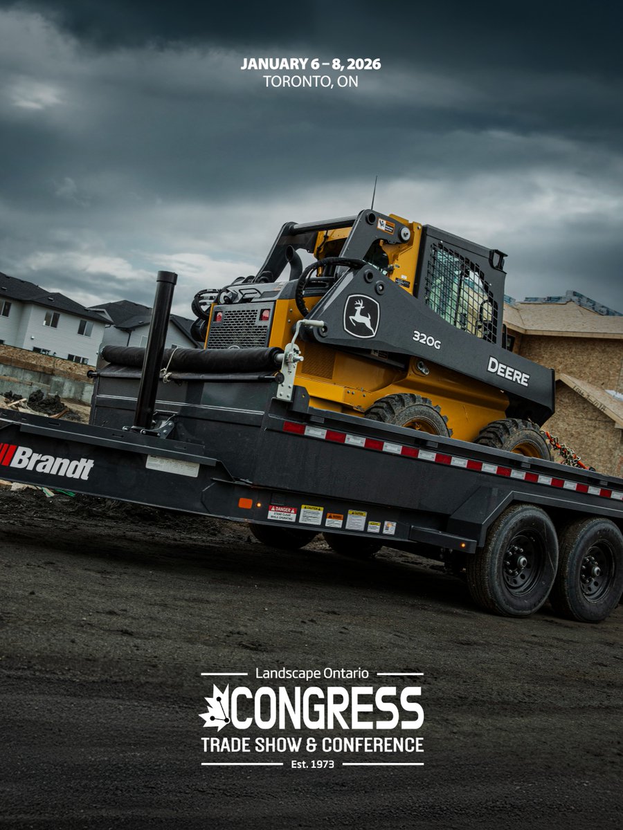 We’ll be at the Landscape Ontario Congress Show! Find us at Booths 838 &amp; 511 and use the code BRAN838 to go for free: bit.ly/4pDISQa
