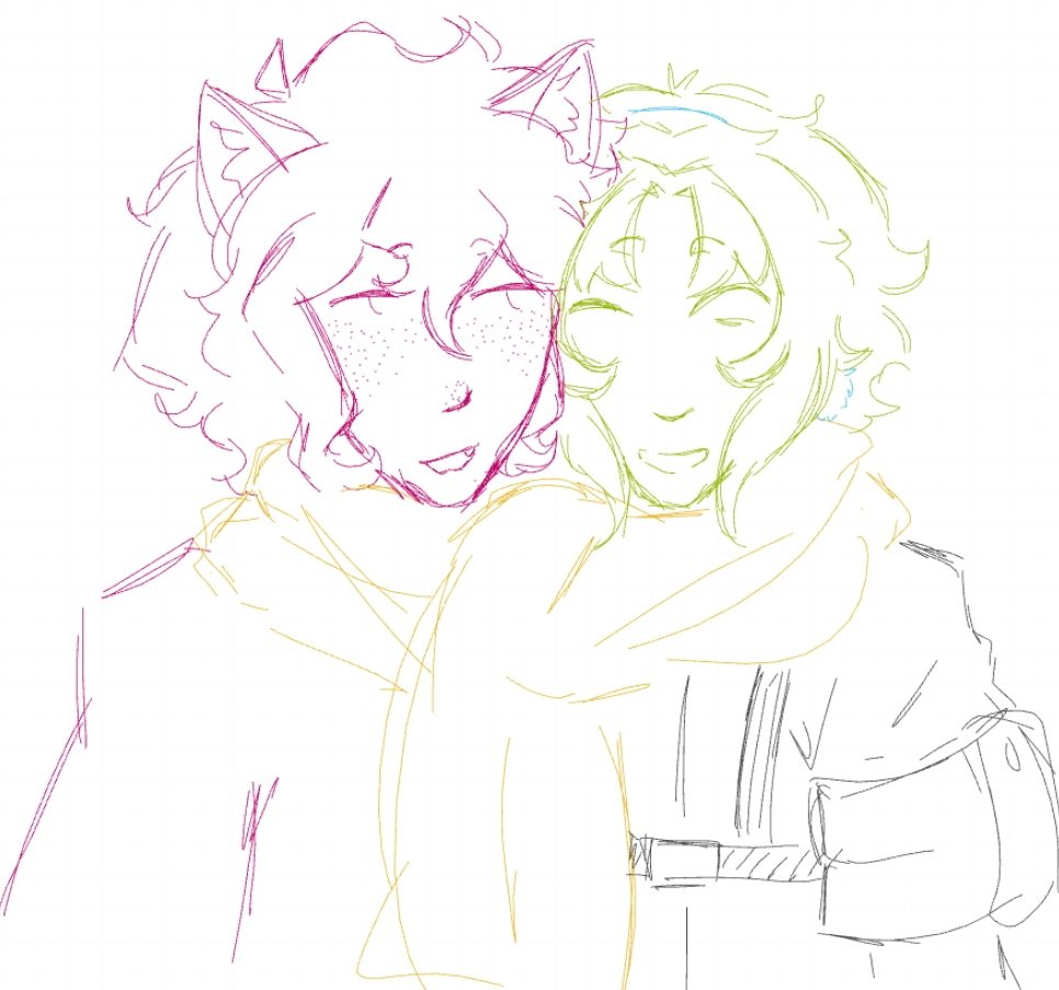 Day 36 of drawing divorced duo 
#boosferfanart 
#wolfeeifanart