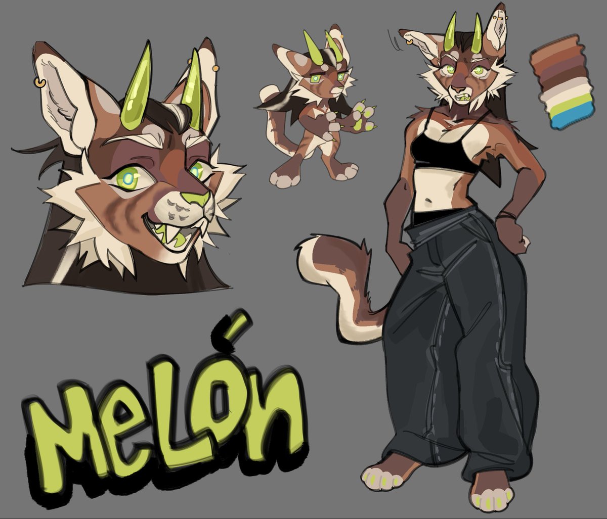melon_arrt's tweet image. a little bit of my fursona! 🐱

#furry #fursona #fursuit #furryartwork #furryfandom #furryartist