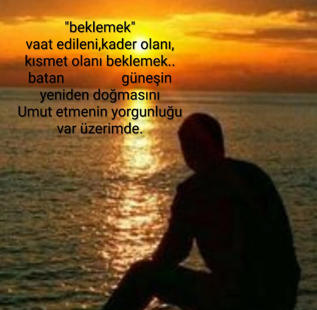 Kısacası Yorgunum, yorgun.