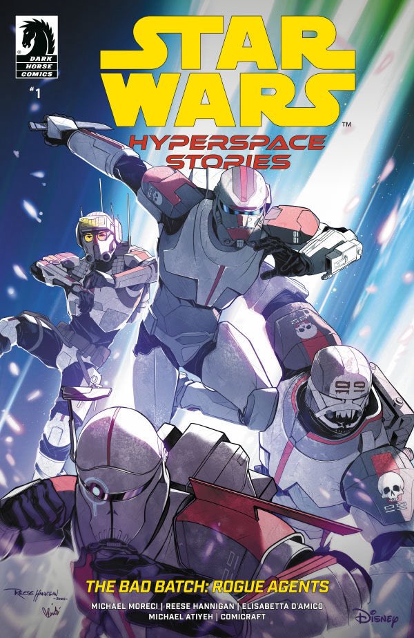 Reesehannart's tweet photo. Out tomorrow!!!

Two teams of clones sent on the same mission, find out why tomorrow in

Issue one of star wars hyperspace stories the bad batch rogue agents

#badbatch #StarWars #rogueagents #tbb #cloneforce99 #clonewars #starwarscomics https://t.co/nka9XKcCeH