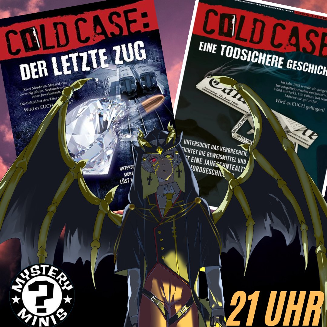 Bist du morgen alleine an Silvester oder willst dir die Zeit vertreiben? Komm gerne in meinen Stream!

Ich will gegen 21 Uhr starten. Wir öffnen 5 Funko Mystery Minis und lösen dann zwei Cold Cases! Kommt doch dazu und rätselt mit :3 
#Vtuber #GERVtuber