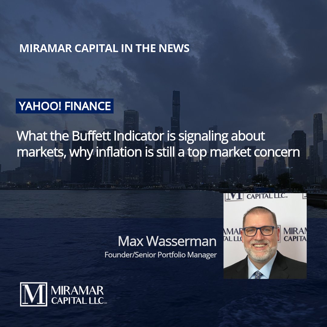 What does the Buffett Indicator have to teach us about the current market? Miramar Capital’s <a href="/MaxWasserman4/">Max Wasserman</a> joined <a href="/YahooFinance/">Yahoo Finance</a> this morning to discuss that and much more as investors prepare for 2026.

WATCH: miramarcap.com/what-the-buffe…