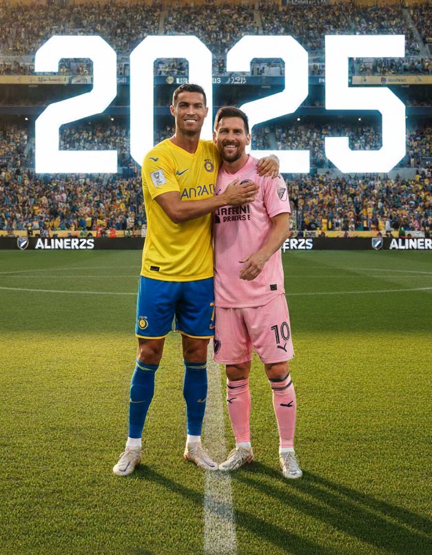 SVargasOK's tweet photo. El 2025 de Cristiano Ronaldo y Lionel Messi:

🇦🇷 54 PJ: 46 goles y 28 asistencias.
🤯 ¡74 G+A!

🇵🇹 45 PJ: 40 goles y 4 asistencias.
🤯 ¡44G+A!

🐐 38 y 40 años, extraterrestres... https://t.co/TLLI4gsDC8