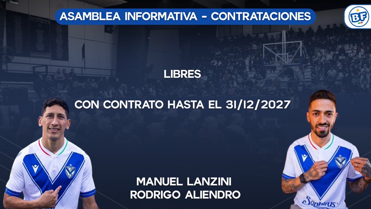 💵 #Vélez informó  las condiciones de los refuerzos del último mercado en la asamblea.

➡️ Álvaro Montero llegó a préstamo con cargo de USD 400.000 y opción de compra de USD 1.400.000, hasta el 31/12/26. 

*️⃣ Magallán, Valdés, Lanzini y Aliendro arribaron en condicion de  libres.