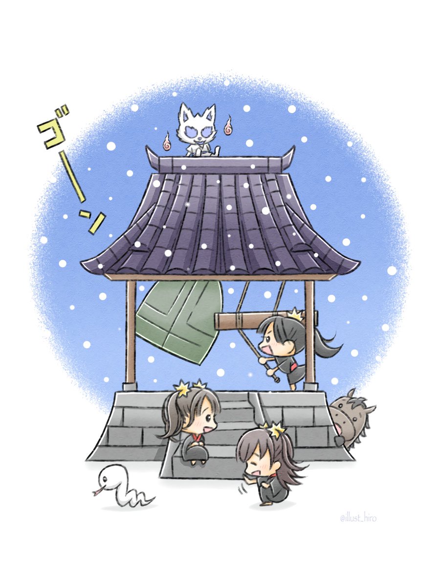 illust_hiro's tweet photo. ゆく年🐍くる年🐴
#BABYMETAL #babymetal_fanart https://t.co/yzBSdX5Fcj