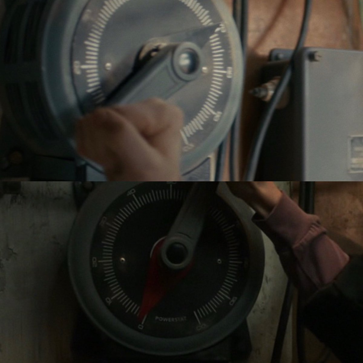 dancintilldead's tweet image. LOOK they fixed holly’s sleeve almost immediately in the series but the dial needle is still left “wrong” which means it is wrong for a REASON