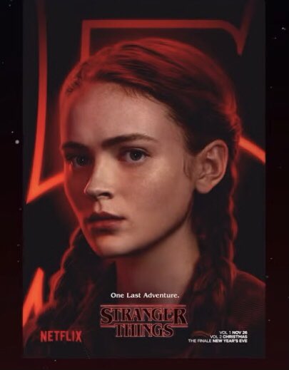 New character poster for Max in 'STRANGER THINGS 5'.
#StrangerThings5