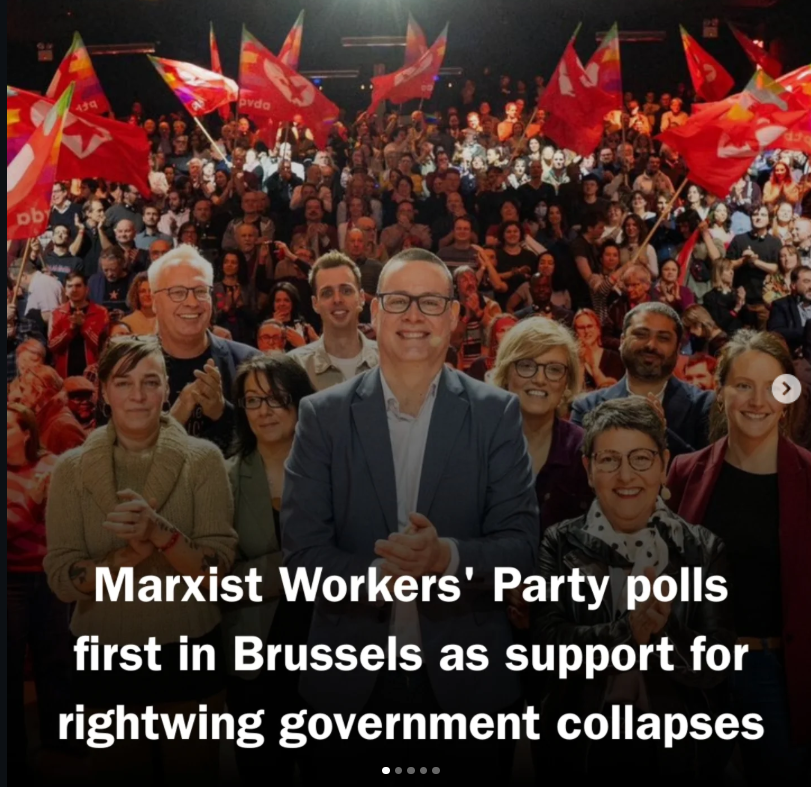 RochevalX's tweet photo. The Belgians are chosing the right Party: https://t.co/aRVIlpFWl2 https://t.co/ovQYRzJEZW