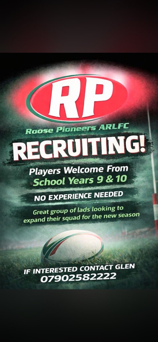 Roose Pioneers ARLFC tweet media