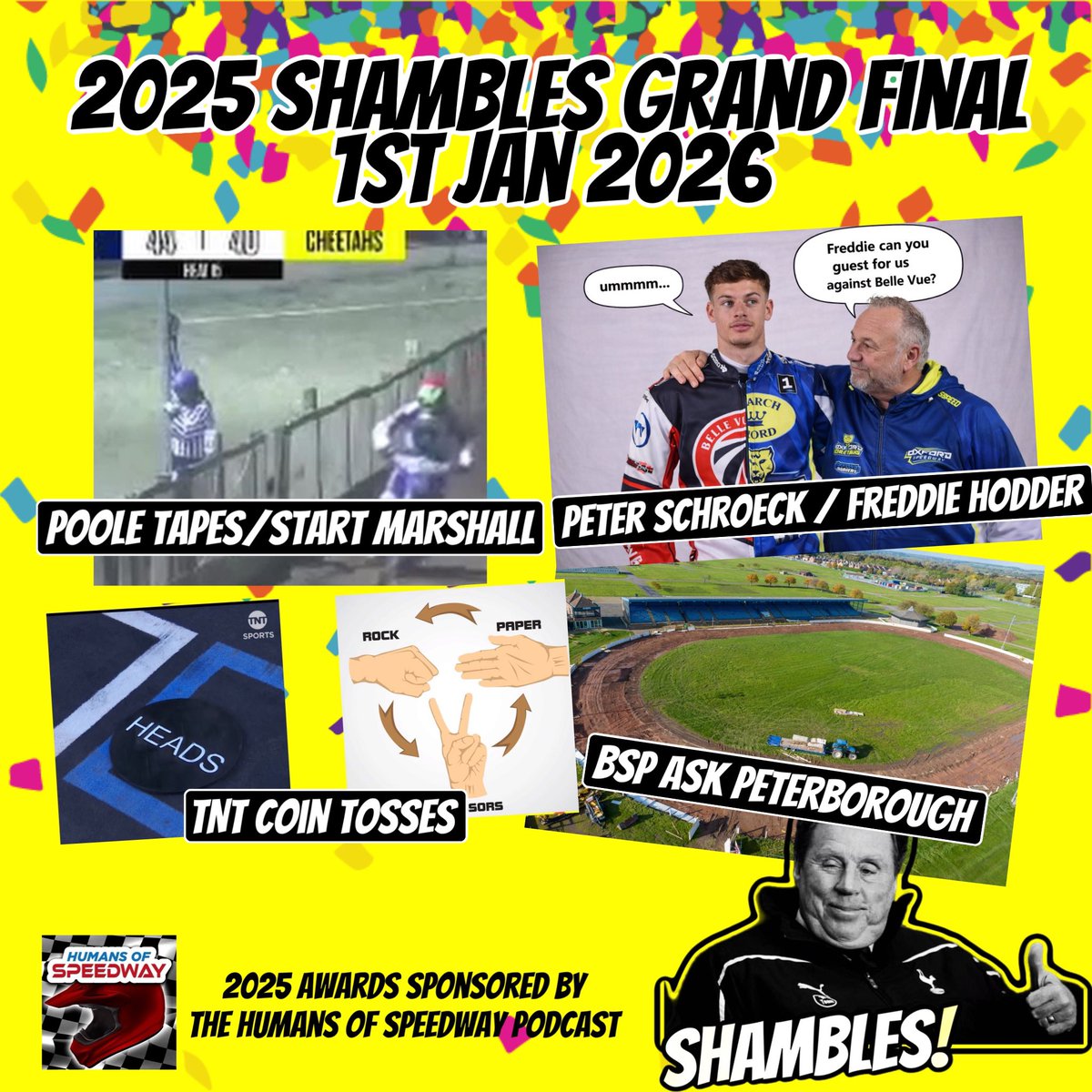 SpeedwayShamble's tweet image. ⭐️LADIES AND GENTLEMEN!⭐️

The date has been set. 
The countdown is on. 

1st January 2026 7pm, the Grand Final