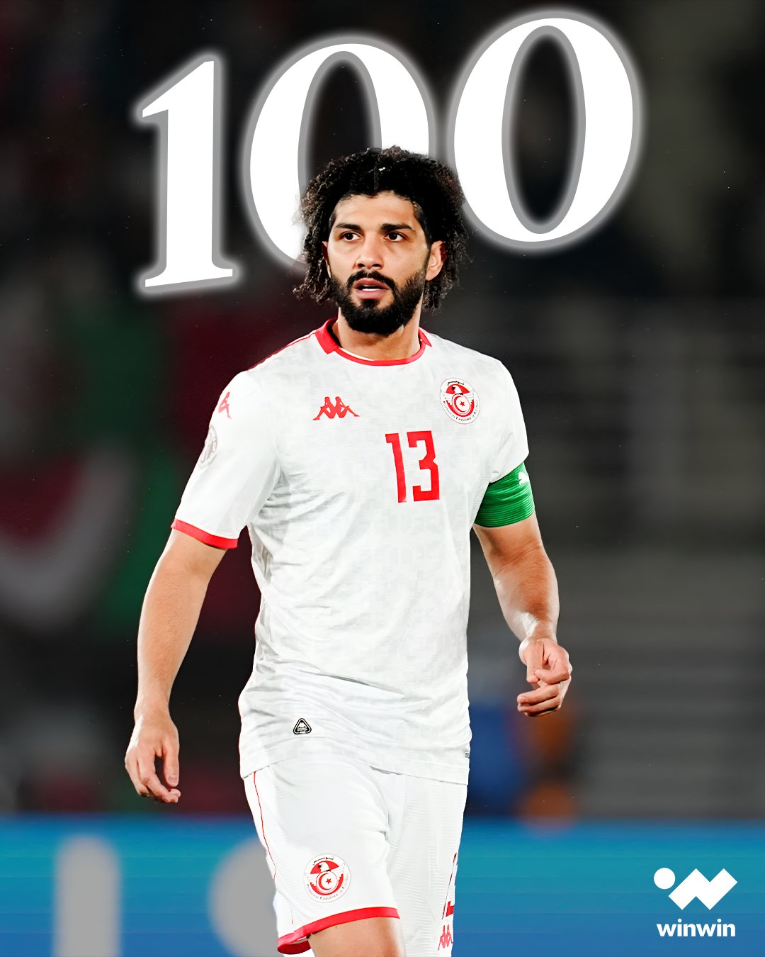 فرجاني ساسي يدخل نادي الـ100. ليلة التأهل إلى ثمن النهائي كأس أفريقيا، قائد نسور قرطاج يحتفل بمباراته المائوية مع المنتخب. ما تقييمكم لميسرة فرجاني مع المنتخب؟ 