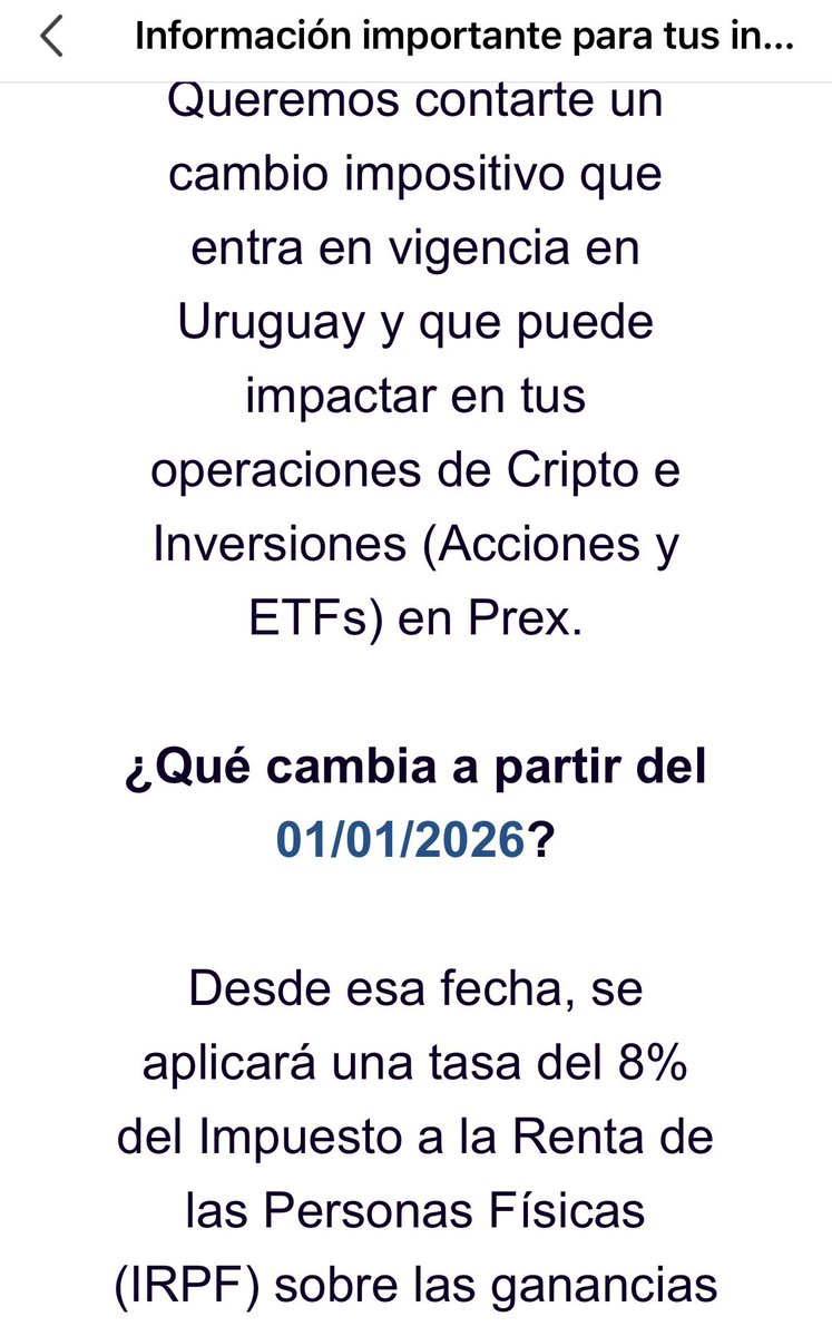 HeHrs's tweet image. En Prex están avisando sobre un nuevo impuesto en el Uruguay del FA, hoy 30/11/25, a pesar que dijeron que no pondrían nuevos impuestos…..🫵¿Que votaron? ¿Fueron engañados o disfrutan eso?😳🧐🤬🥵🫏🫏🫏