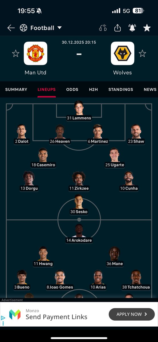 Finally a back 4 🙏🏼