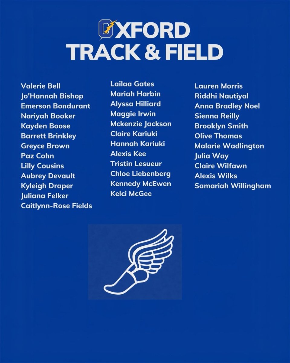 _ohstrack's tweet image. 2025/26 Chargers and Lady Chargers Track &amp;amp; Field Teams! ⚡⚡⚡