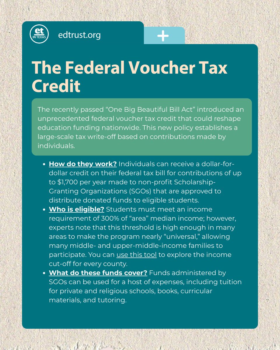 The Education Trust in Texas tweet media