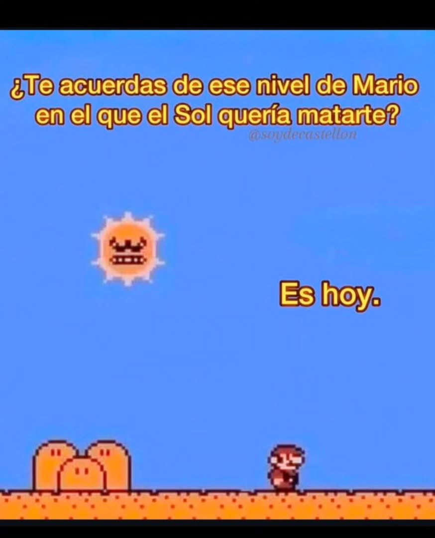 Es hoy.