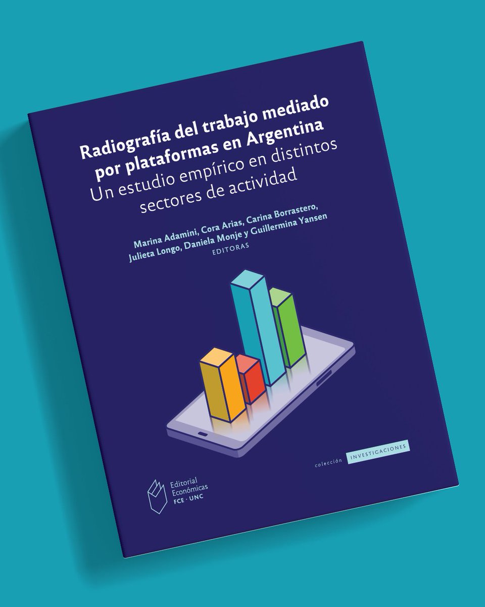 ¡Nuevo libro! Presenta los resultados de una extensa investigación colectiva sobre la plataformización del trabajo en cinco sectores (servicio doméstico, transporte, informática, diseño y enseñanza).
Versión completa y gratuita: rdu.unc.edu.ar/items/49c1668e…