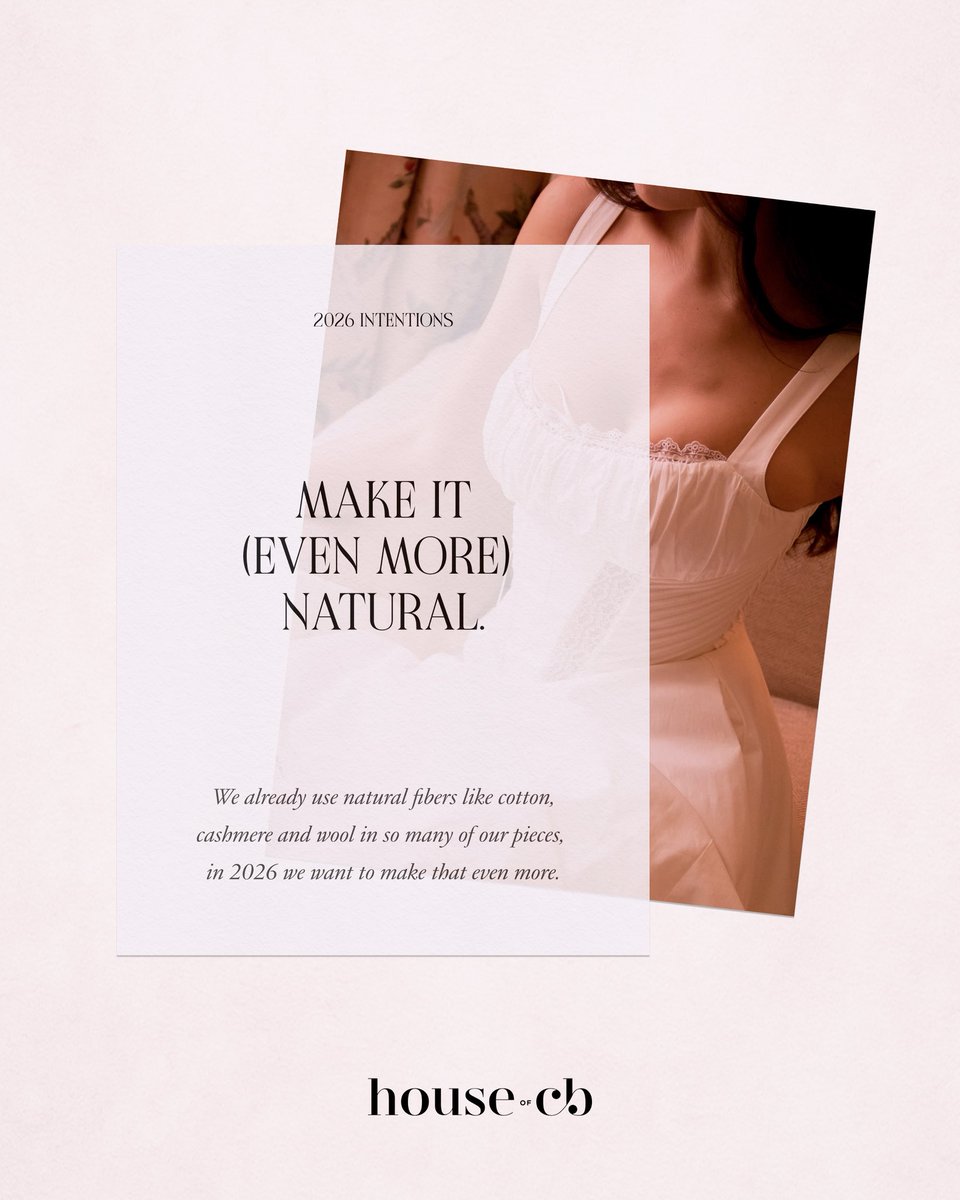 HouseOfCB's tweet image. Our 2026 intentions