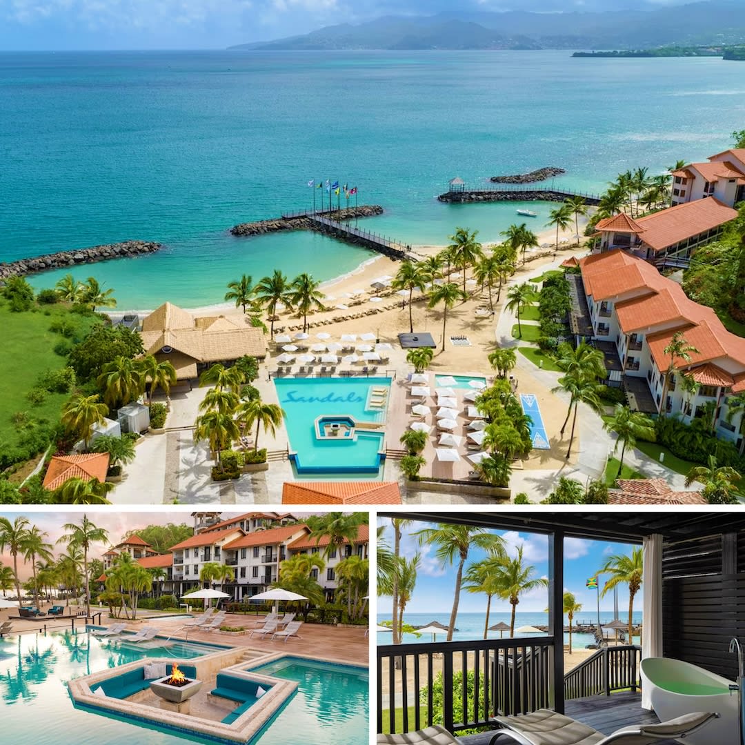 ESomewhere25557's tweet image. Paradise awaits at Sandals Grenada! 🌴 ☀️ Unwind on Pink Gin Beach, savor specialty cuisine &amp;amp; cocktails, and end the day with magical sunsets from your private suite or cottage. Let’s make your dreams come true! (970) 852-5322