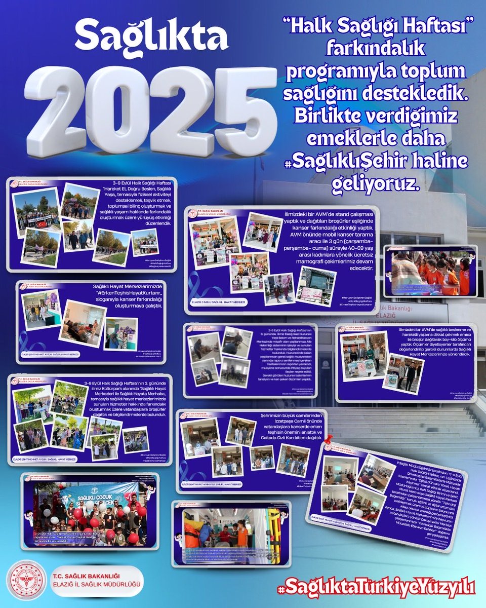 Karakocan_DH's tweet photo. @saglikbakanligi @elazigism #SağlıklıŞehir #Sağlıkta2025 #SağlıklıTürkiyeYüzyılı https://t.co/1DbQqCO63Q
