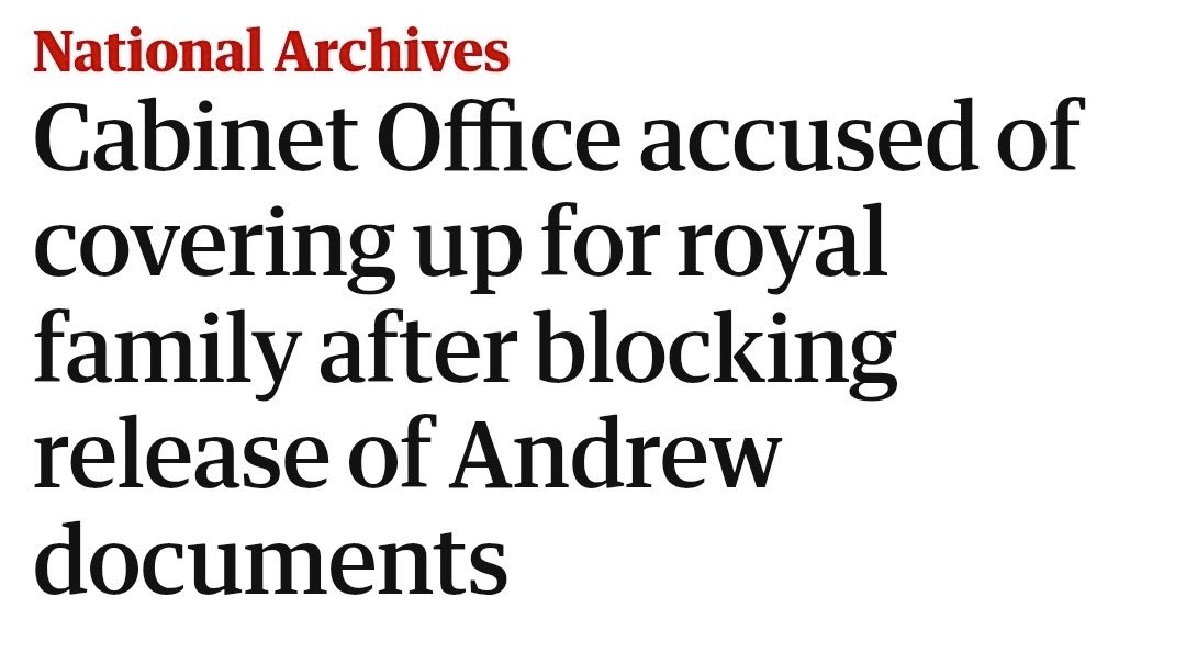 At this point I think everyone with two brain cells to rub together knows what Andrew did. 

The question that looms; which has been heavily miraged by the press, is what the institution did to protect this man. The late Queen’s favorite son.