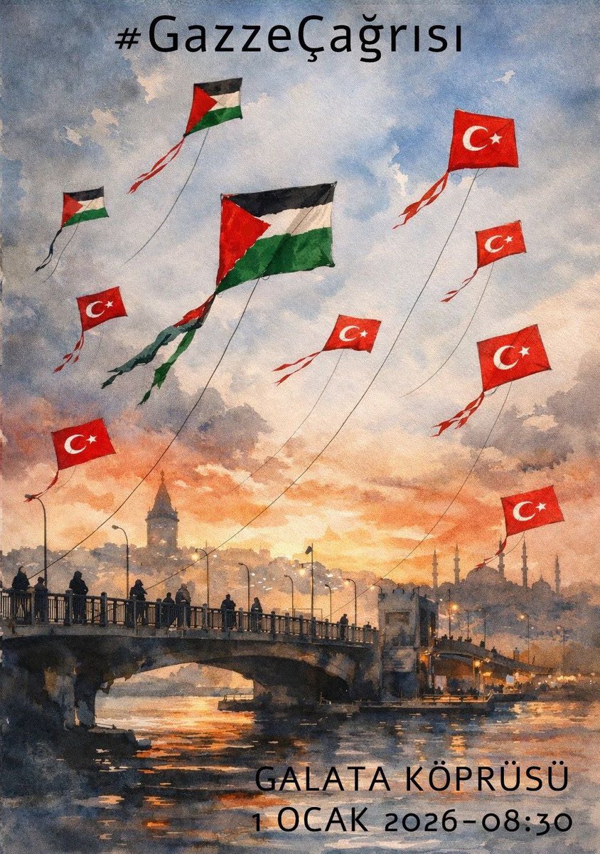 Sessizliğe karşı bir haykırış, 

Zulme karşı dimdik bir duruş için hep birlikte Galata’da olacağız… 

#GazzeÇağrısı