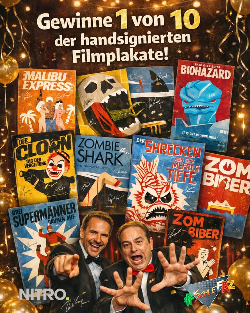 Alle 10 Exemplare der letzten Staffel sind handsigniert von Oliver Kalkofe, Peter Rütten und Designer Sven Knoch! 🎬🍿🖊️🖼️🤯🔥💜🎉 Und so kommt ihr in den Lostopf: Kommentiert, liked oder teilt einfach diesen Beitrag bis einschl. 01.01.2026 - Viel Glück! 🍀🍹 #schlefazbeinitro
