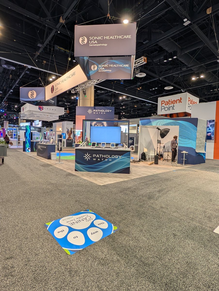 Hwy85Prod's tweet image. Every detail counts in a 30x50 space. Proud to design and build a booth that showcased Sonic Healthcare perfectly. 💥 
#ExhibitDesign #TradeShowExperts #Highway85