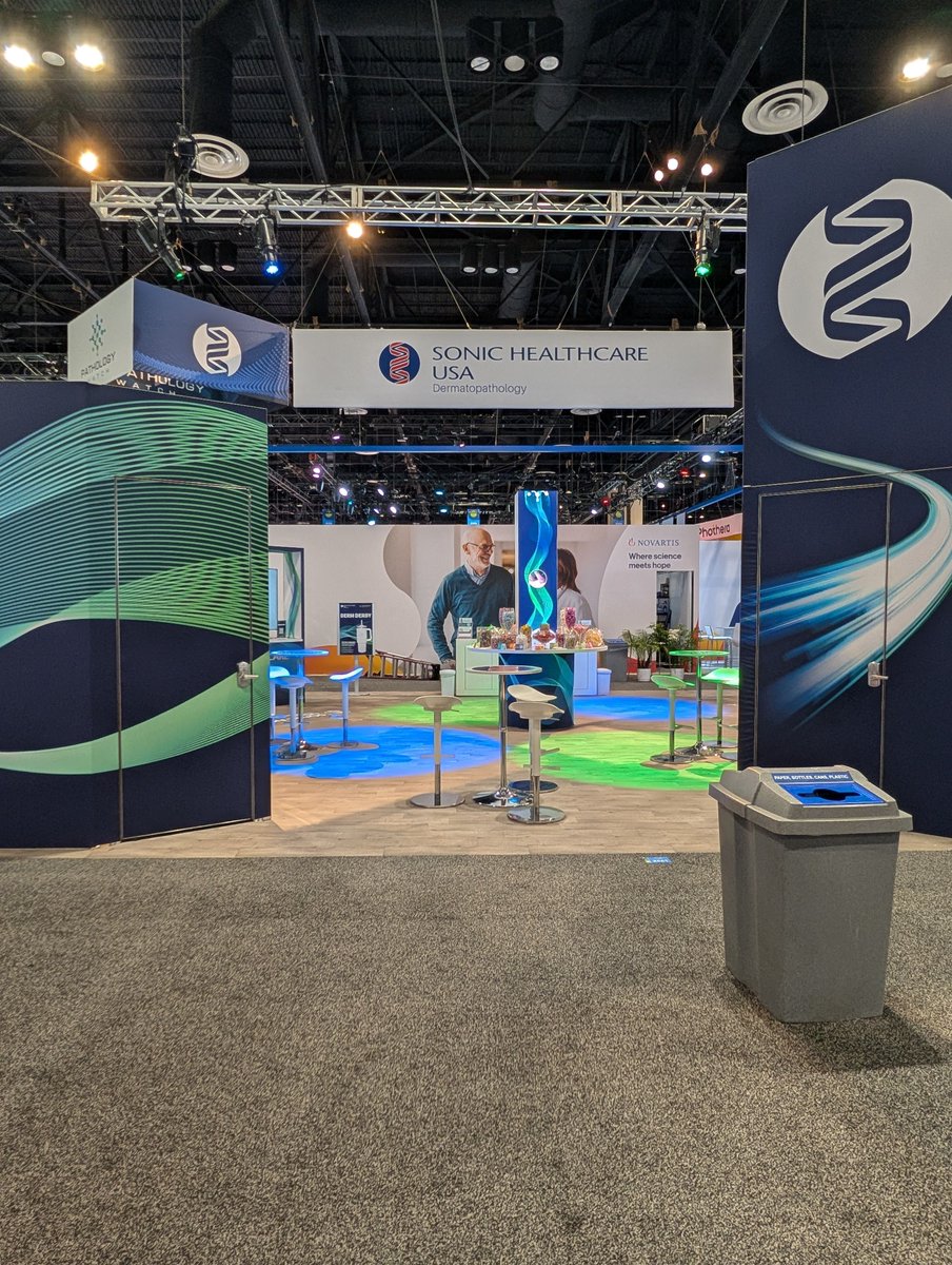 Hwy85Prod's tweet image. Every detail counts in a 30x50 space. Proud to design and build a booth that showcased Sonic Healthcare perfectly. 💥 
#ExhibitDesign #TradeShowExperts #Highway85