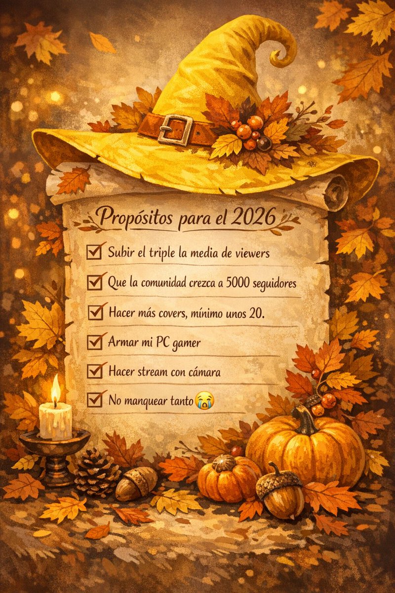 Felices últimos días del 2025 ☀️☀️☀️☀️🌞🌞🌞🌞🌞
Aquí están mis propósitos del siguiente año 🎉🎉🎉