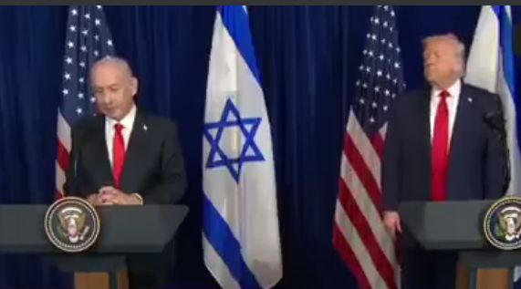 BREAKING: Israeli Prime Minister, Benjamin Netanyahu, in a World Press Conference with America President, Donald J Trump; vowed to work together (with Trump) to end terrorism, especially in Nigeria. Benjamin Netanyahu specifically mentioned Nigeria.