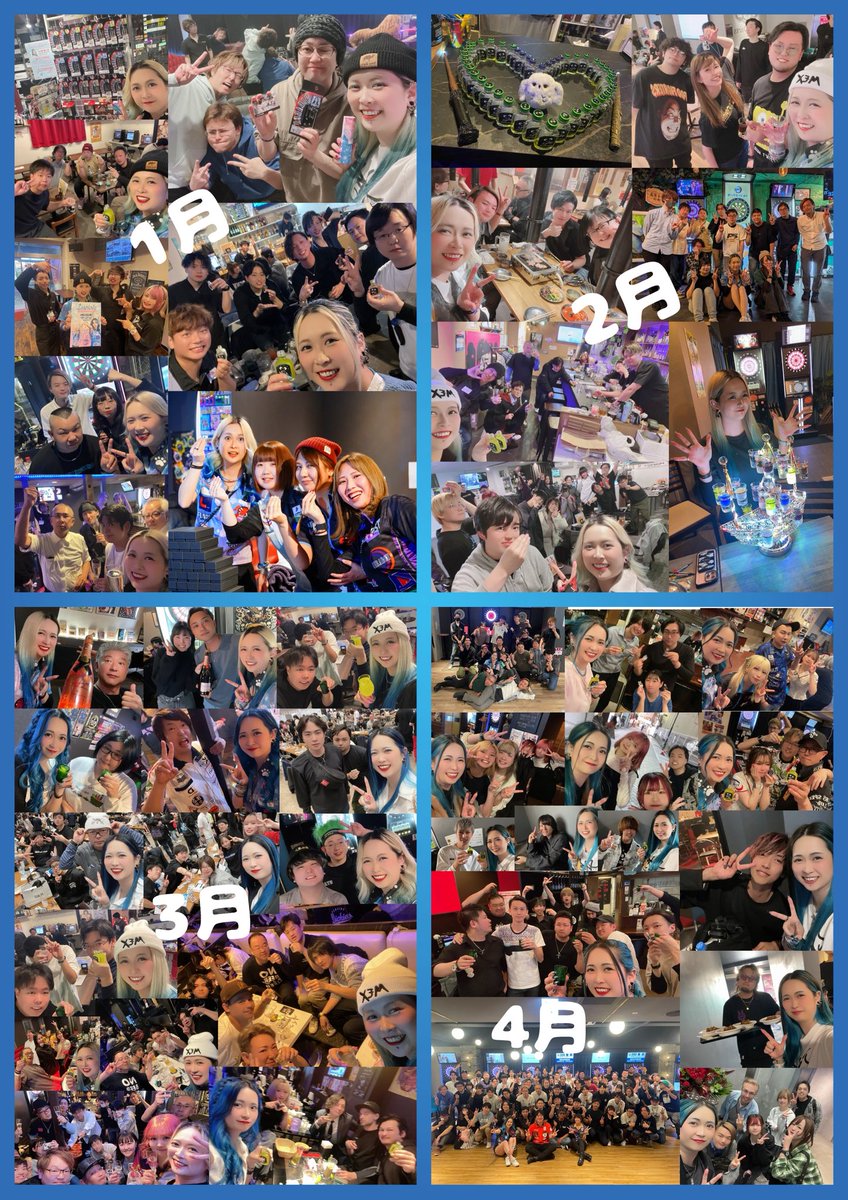 濃い1年だったなぁ〜 まとめるのに めちゃくちゃ時間かかった笑 来年は