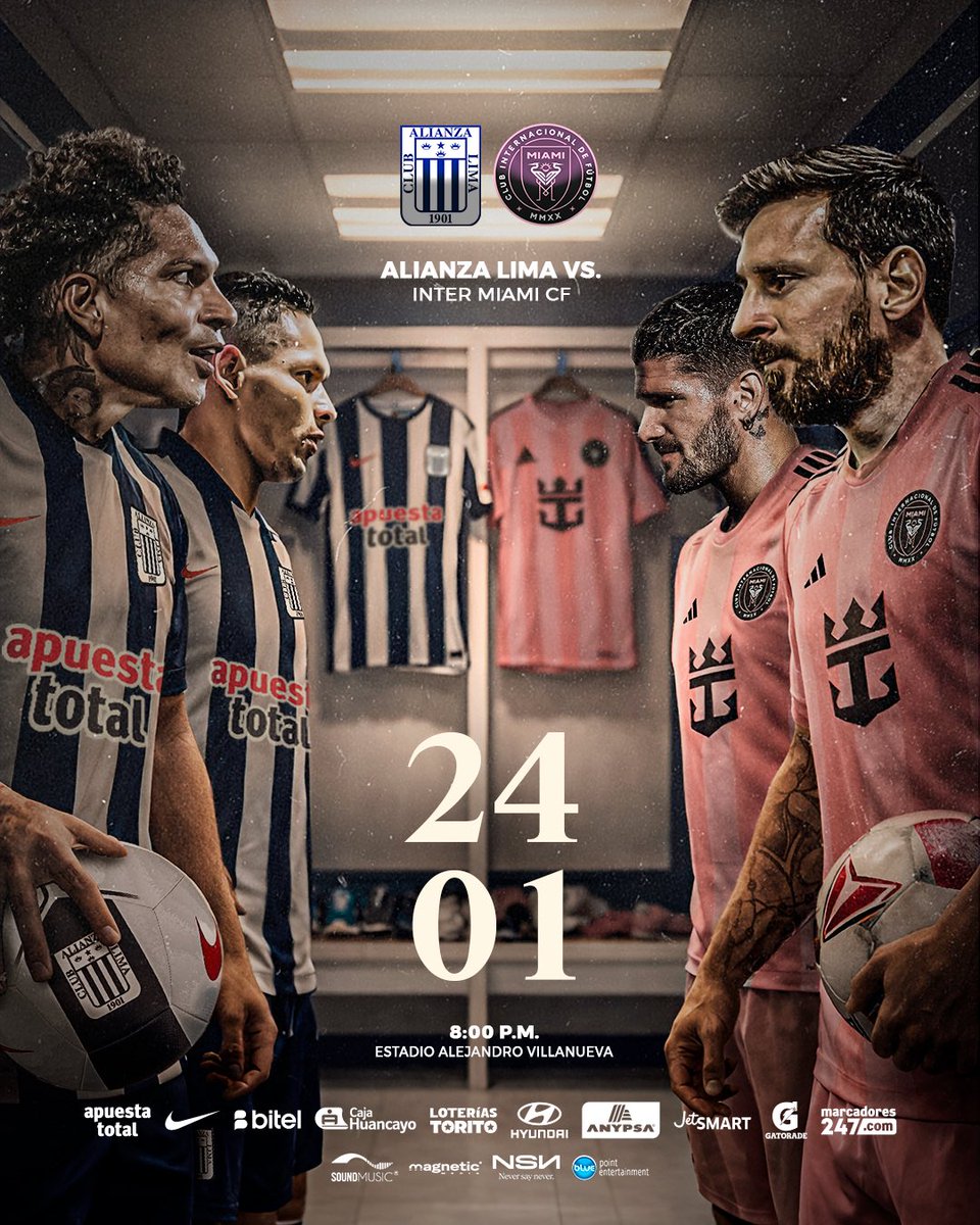 𝐃𝐨𝐬 𝐞𝐬𝐜𝐮𝐝𝐨𝐬. 💙🩷
𝐔𝐧 𝐬𝐨𝐥𝐨 𝐞𝐬𝐜𝐞𝐧𝐚𝐫𝐢𝐨. 🏟️🔥
𝐇𝐢𝐬𝐭𝐨𝐫𝐢𝐚. 📜
𝟐𝟒/𝟎𝟏. 📆

Adquiere tus entradas aquí➡️ classic.joinnus.com/events/sports/…

#HistoriaEnLaVictoria
#MessiEnLaCasa