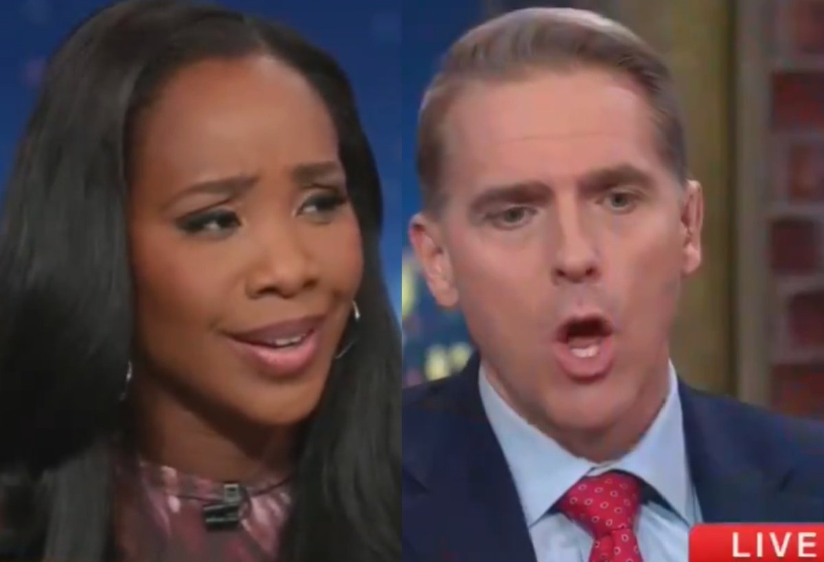 OccupyDemocrats's tweet image. BREAKING: CNN's Abby Phillip demolishes MAGA hack Scott Jennings for whining that people in "power" don't go to jail by hitting him with a list of criminals that Trump has pardoned.

People in glass houses shouldn't throw stones...

"When is someone in a position of power going…