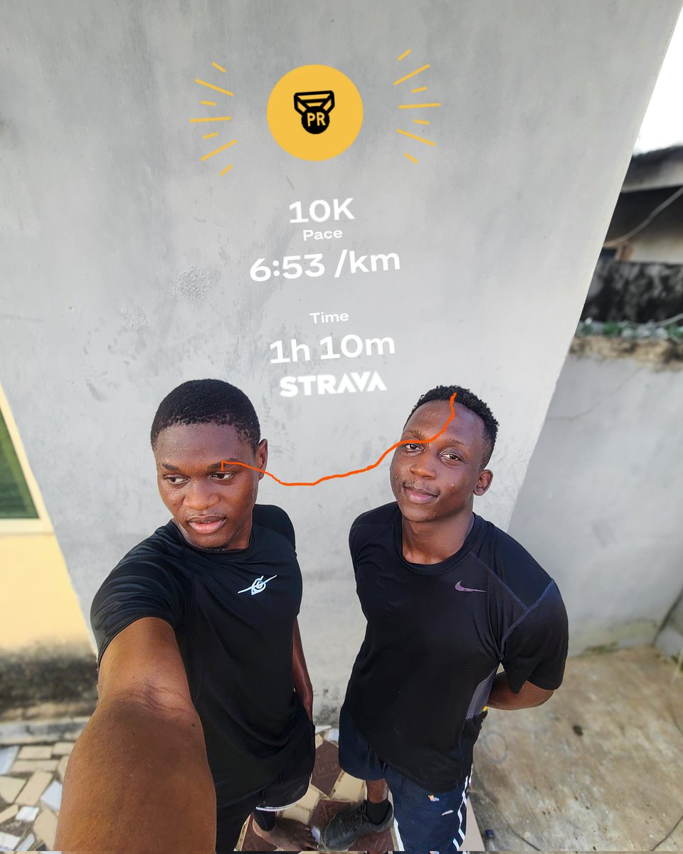 FawazAyo4's tweet photo. Today was the happiest day of my life because I ended the year surpassing my limit and doing my first 10k run.
I love the feeling afterwards and had high energy for the rest of the day. We go harder next year.
Thanks you samuel. https://t.co/ZzT9r8gKGM